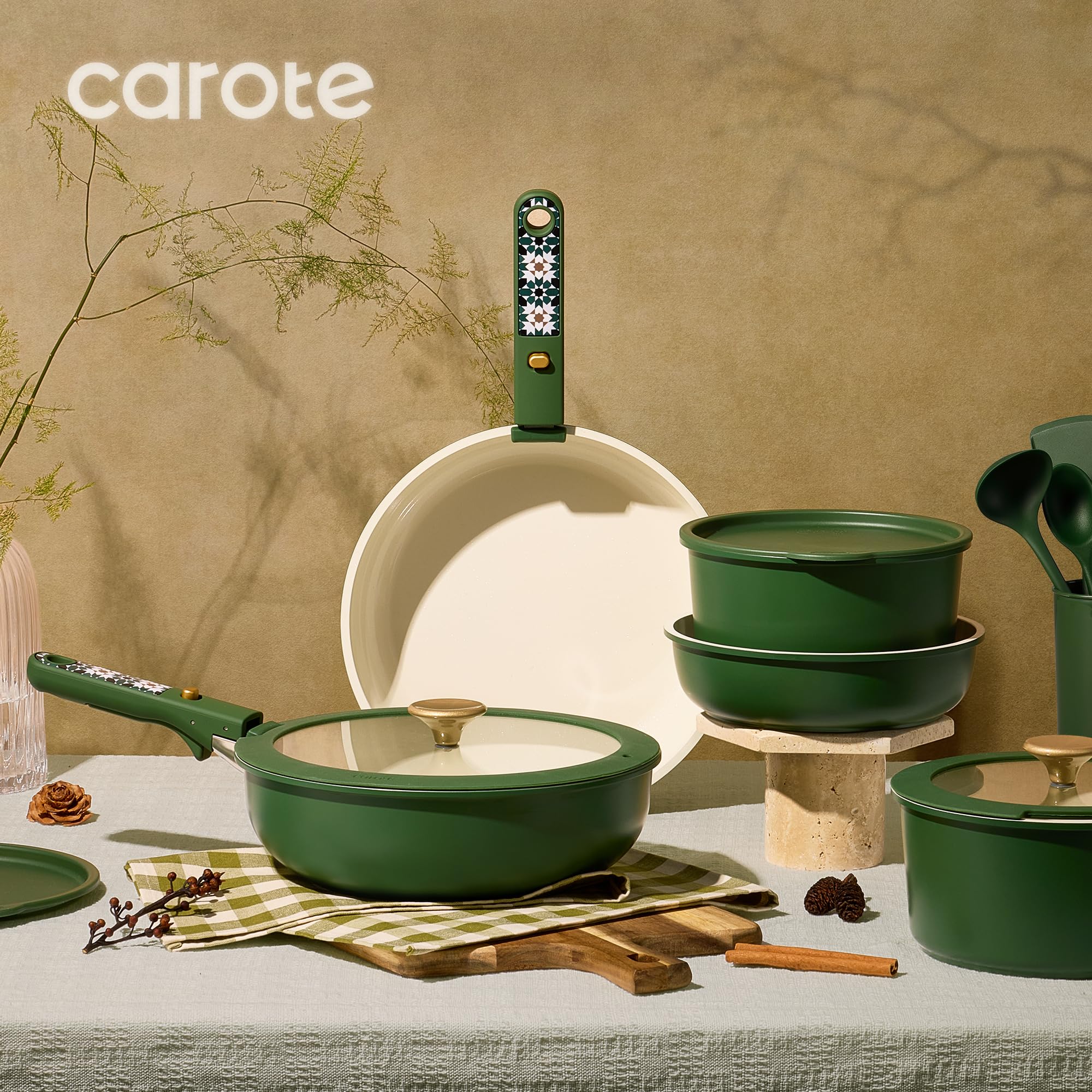 CAROTE: lavavajillas y horno compatibles para limpieza y flexibilidad
