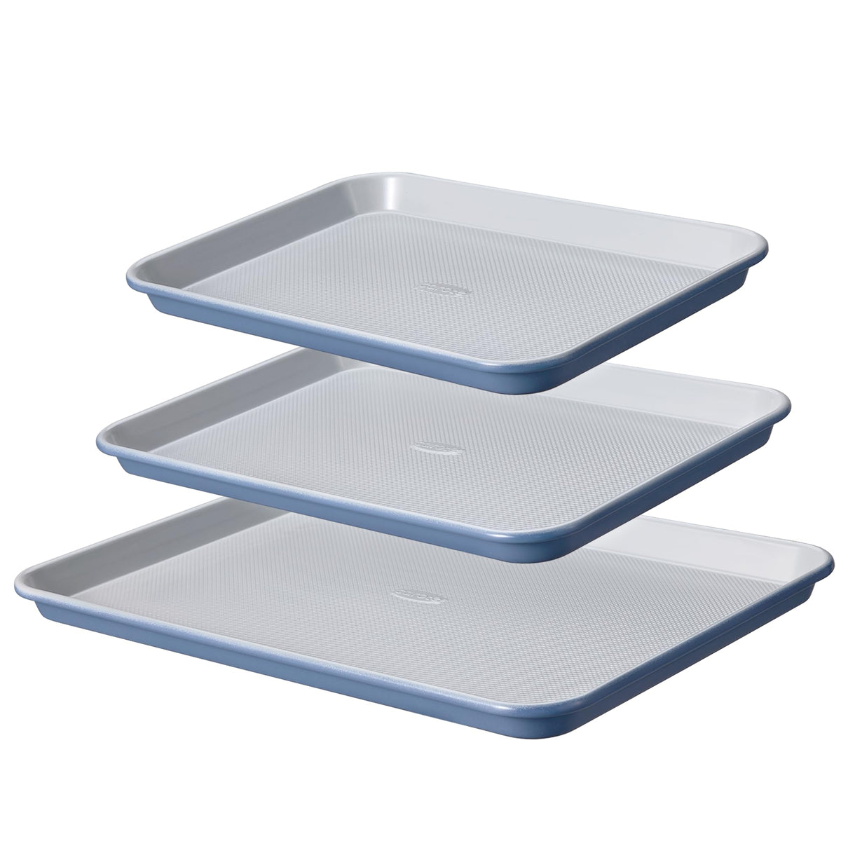 CAROTE bandeja de 13 pulgadas en azul gris, ideal para hornear galletas