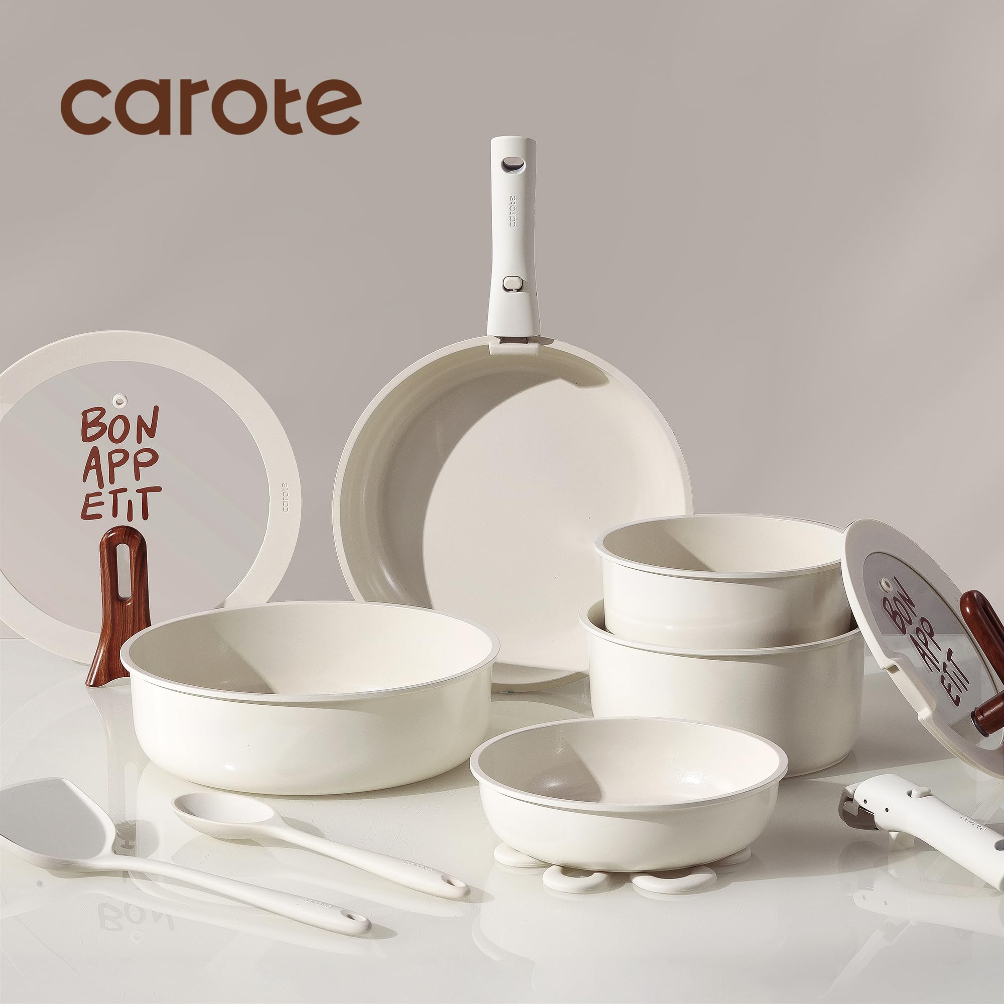 CAROTE base de acero inoxidable ofrece calor uniforme en todas las cocinas