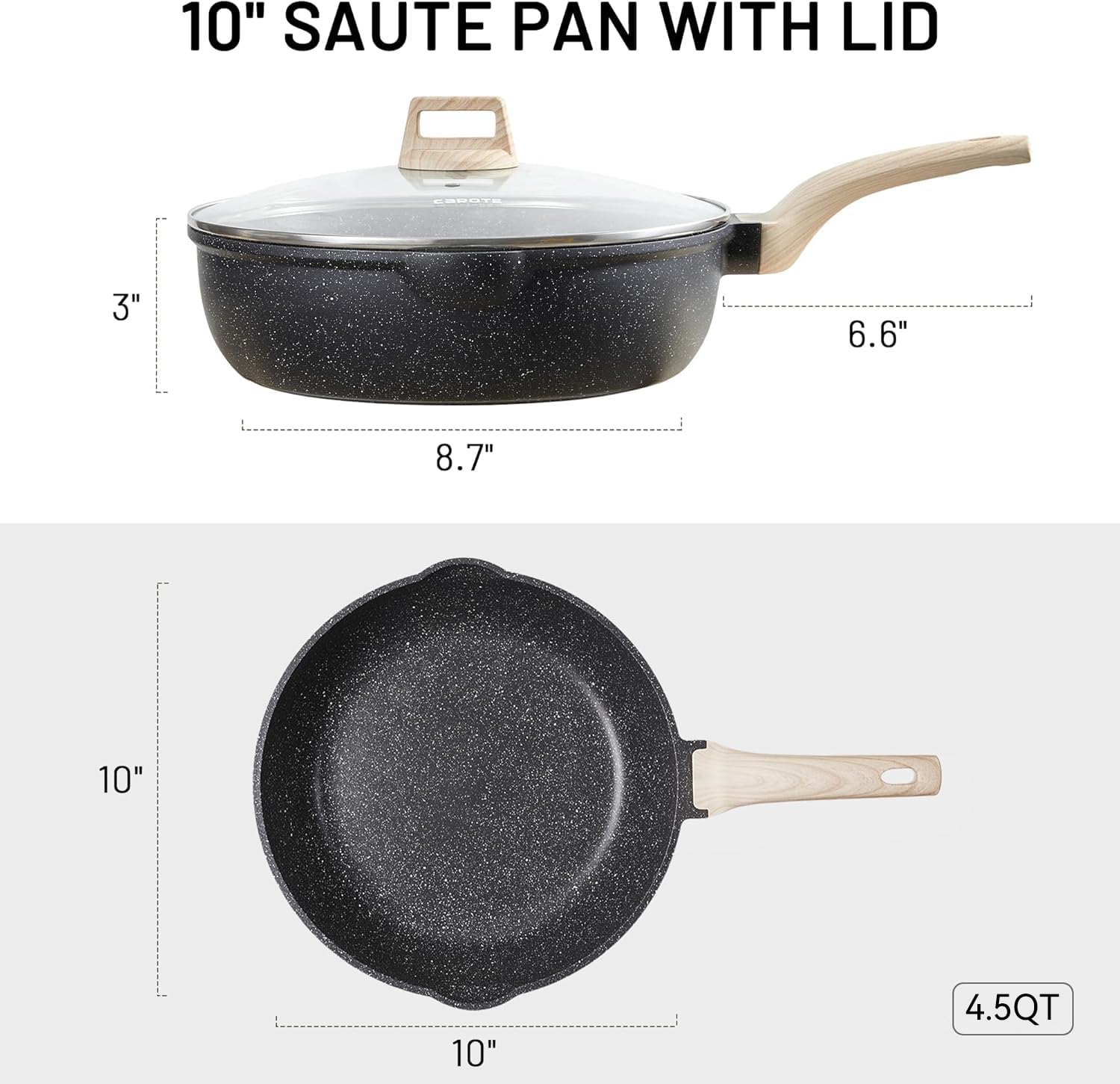 CAROTE base de inducción para cocción rápida y uniforme