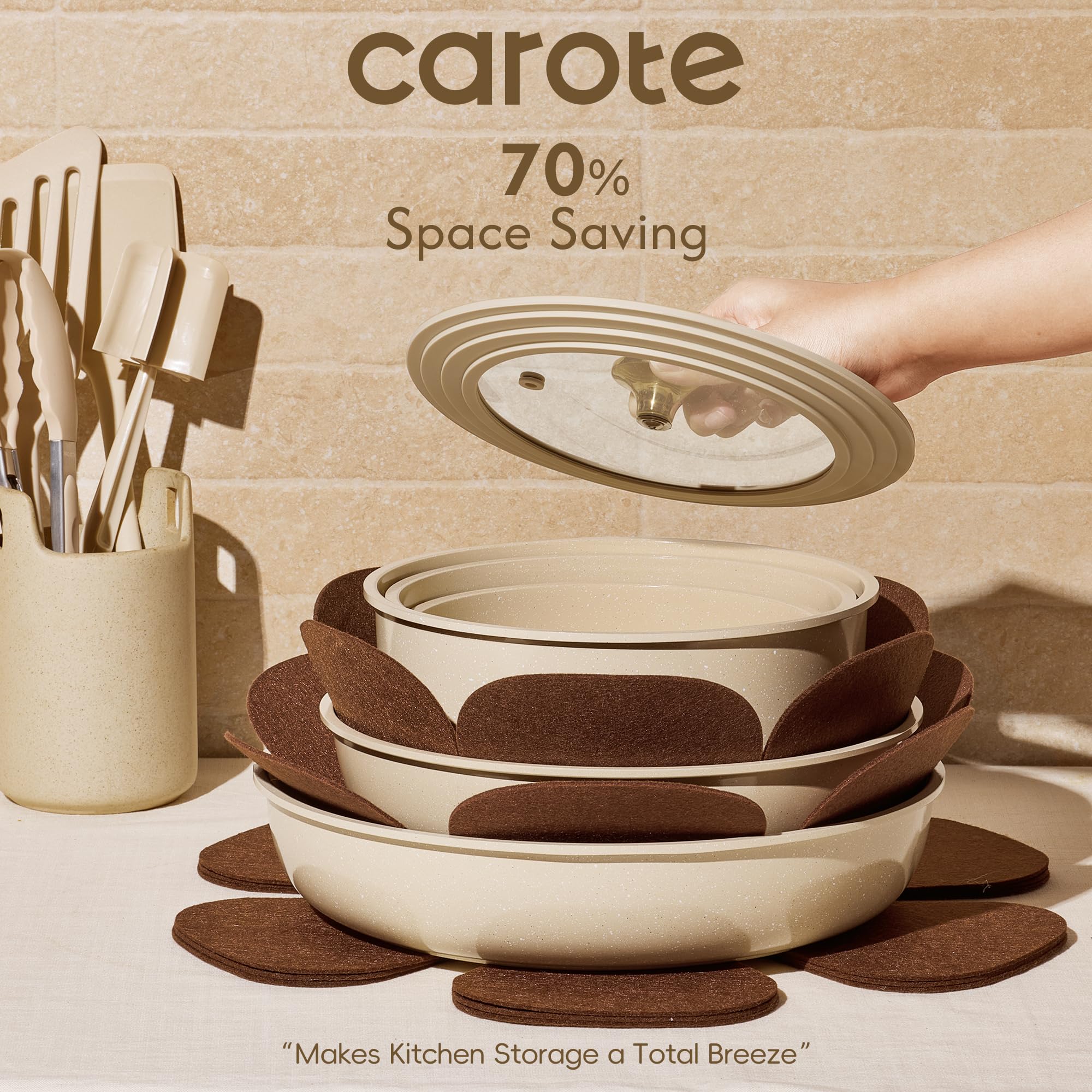 CAROTE cacerola de 2 qt, hervir y hacer salsas con facilidad