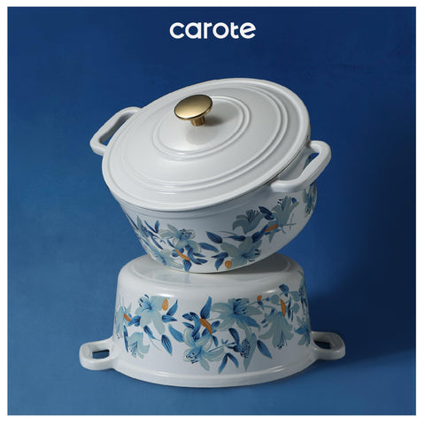 Caja regalo floral CAROTE lista para sorprender a quien la reciba.
