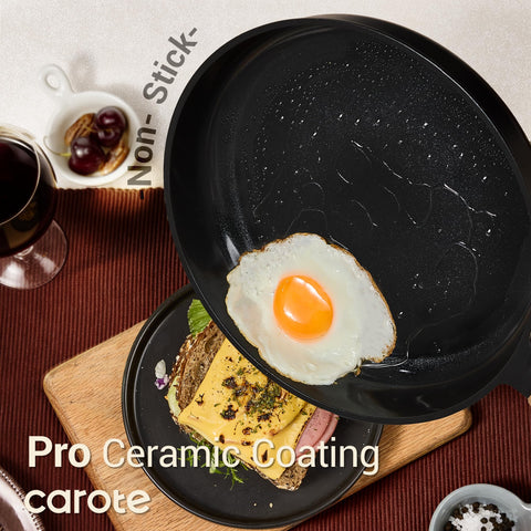 CAROTE cazo 3 qt con tapa apto para inducción y gas