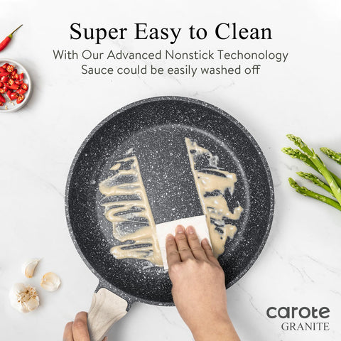 CAROTE cocina con menos aceite gracias al recubrimiento