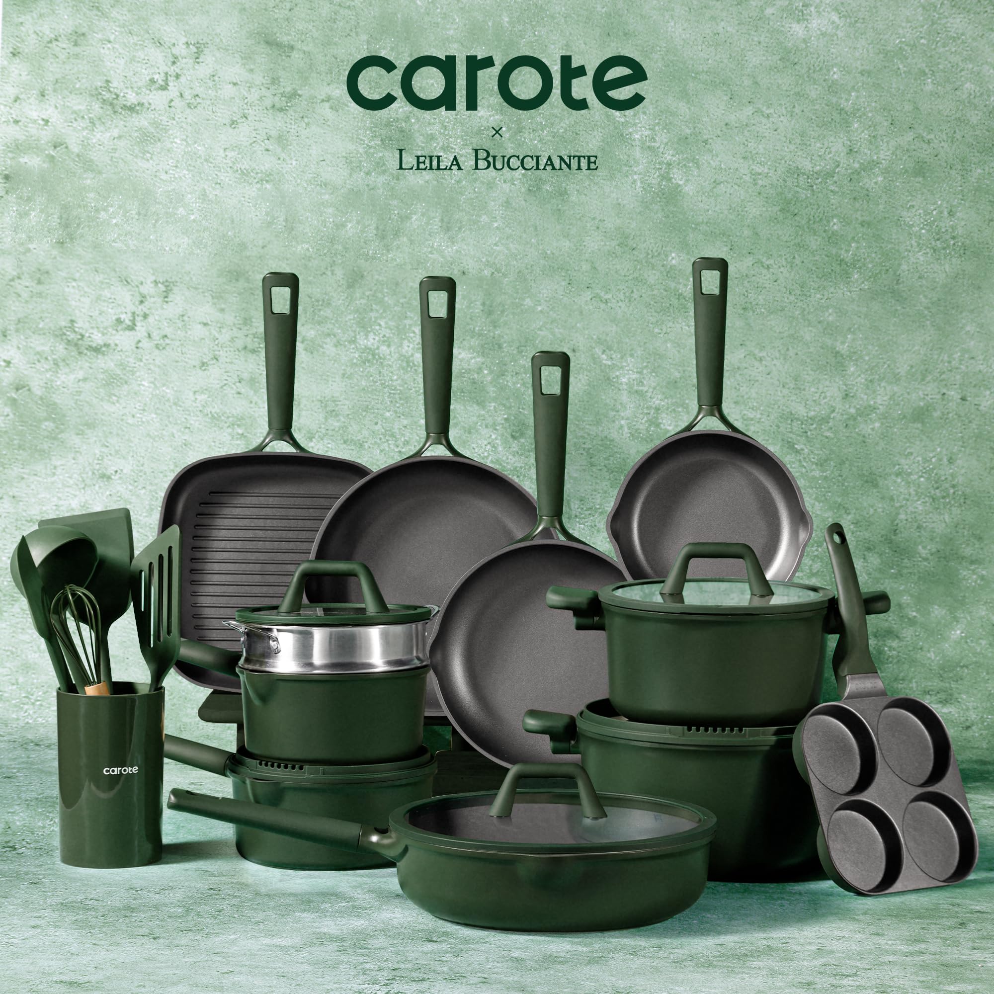 CAROTE contenedor y utensilios para un juego completo y ordenado
