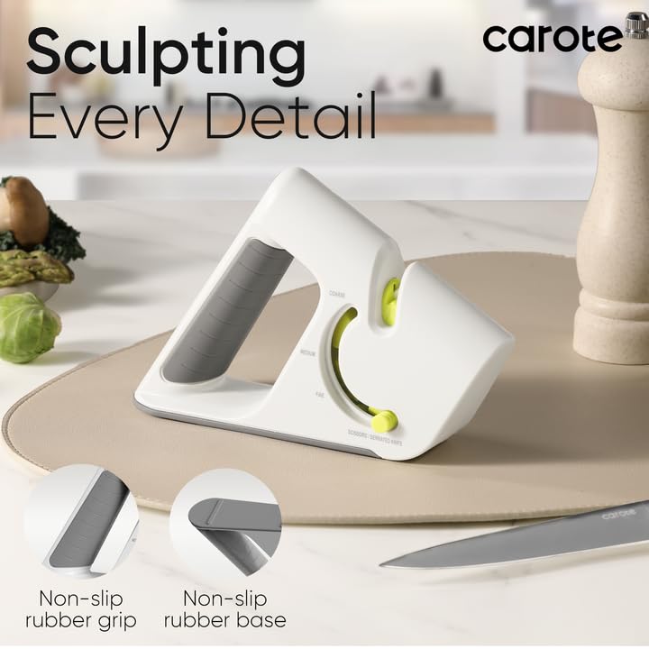 CAROTE control rotativo para cambios de modo, afilado preciso.