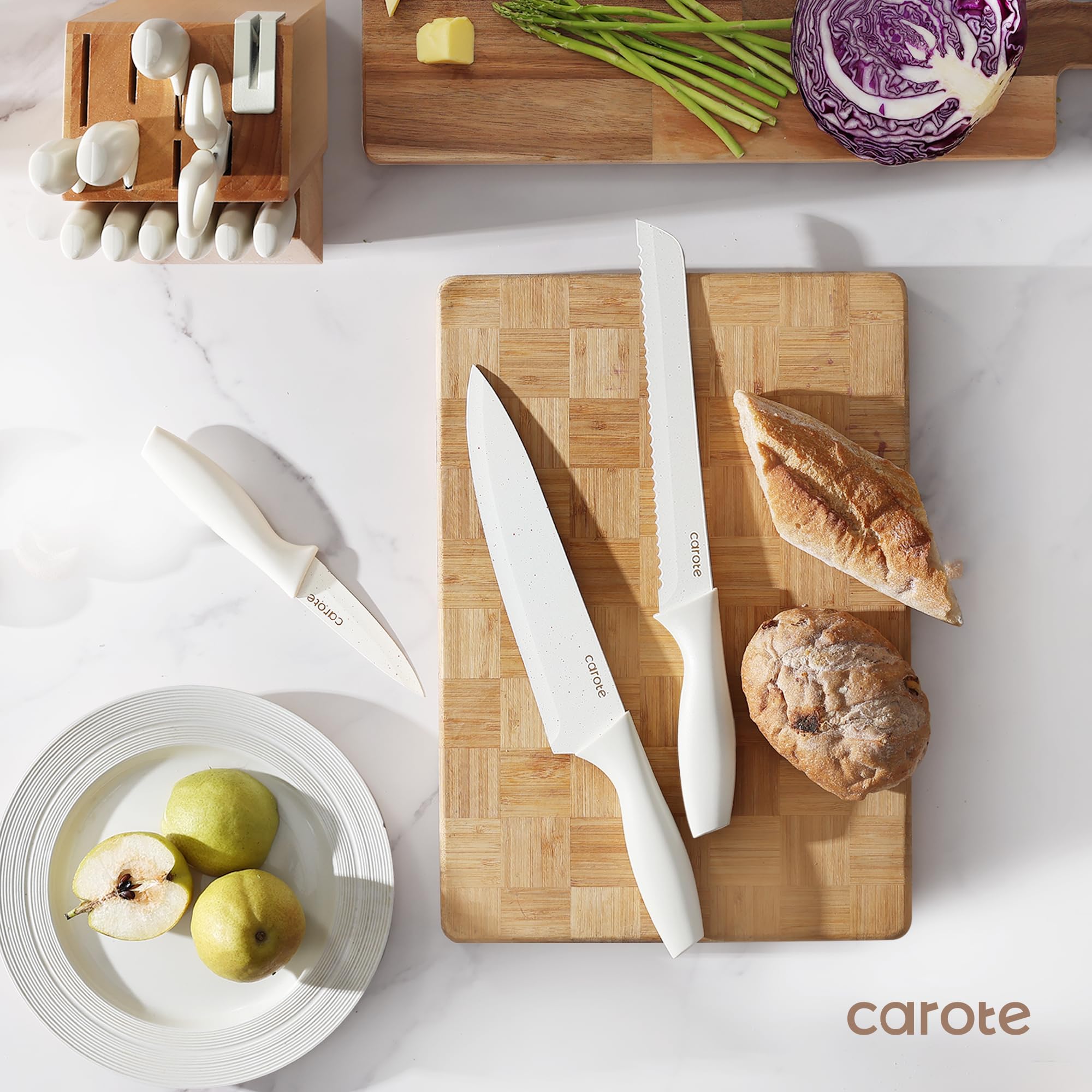 CAROTE cuchillo chef cerámico para cortes precisos en la cocina