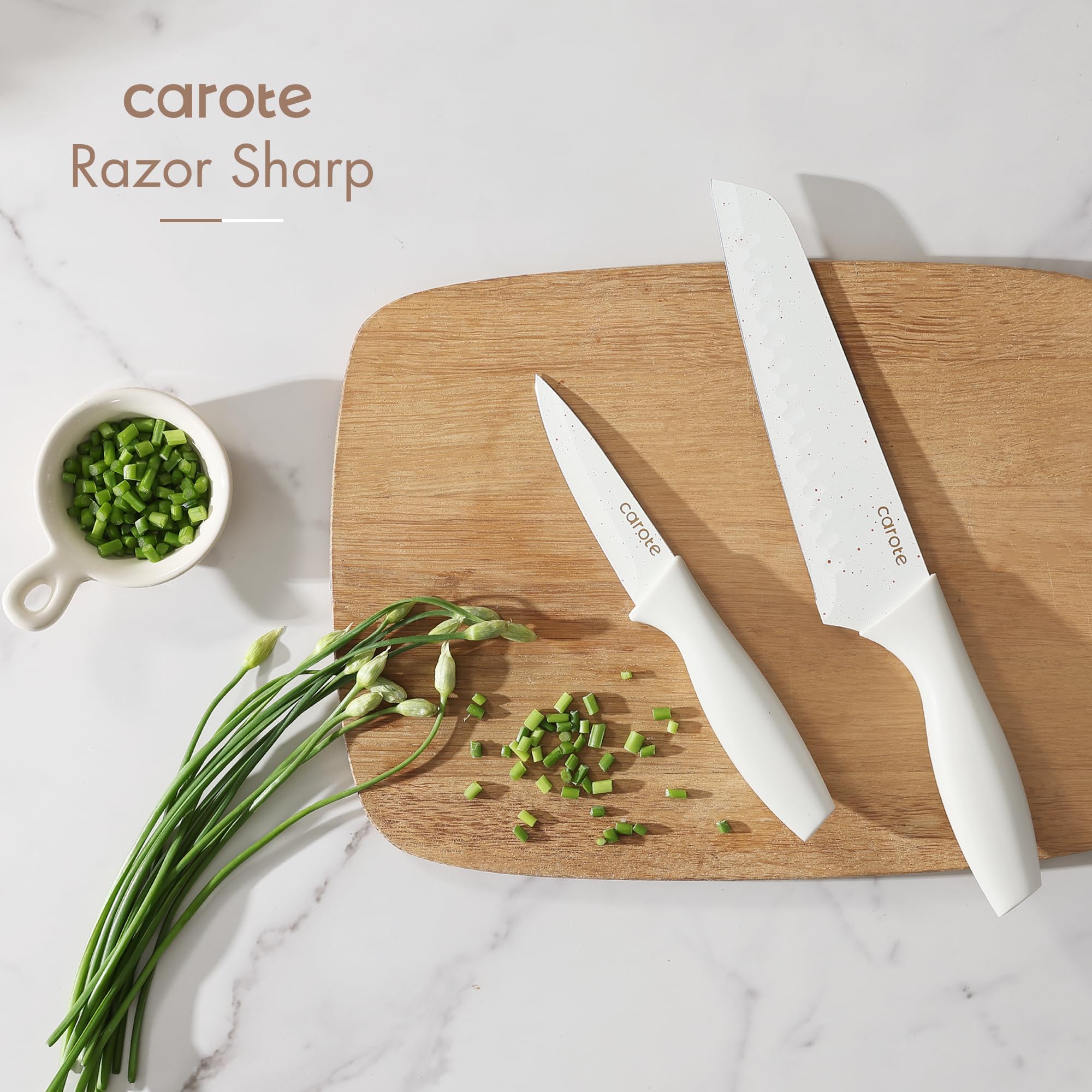 CAROTE cuchillo pelador cerámico para pelar frutas y verduras