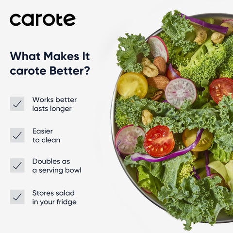 CAROTE cuenco multifuncional que sirve como ensaladera.