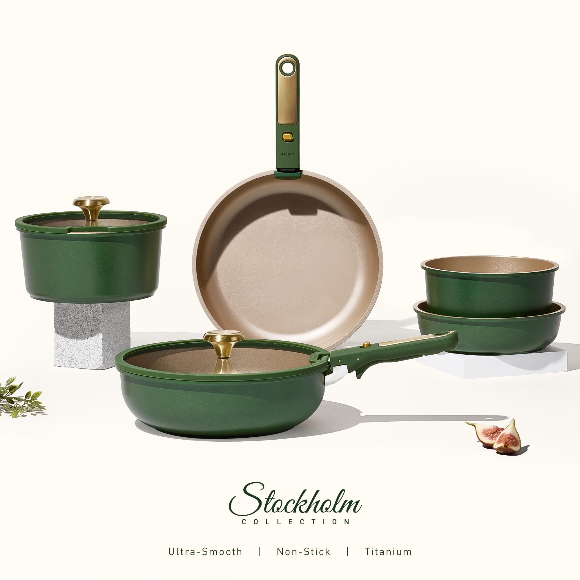 CAROTE Green&Gold almacenamiento compacto que ahorra espacio en la cocina.