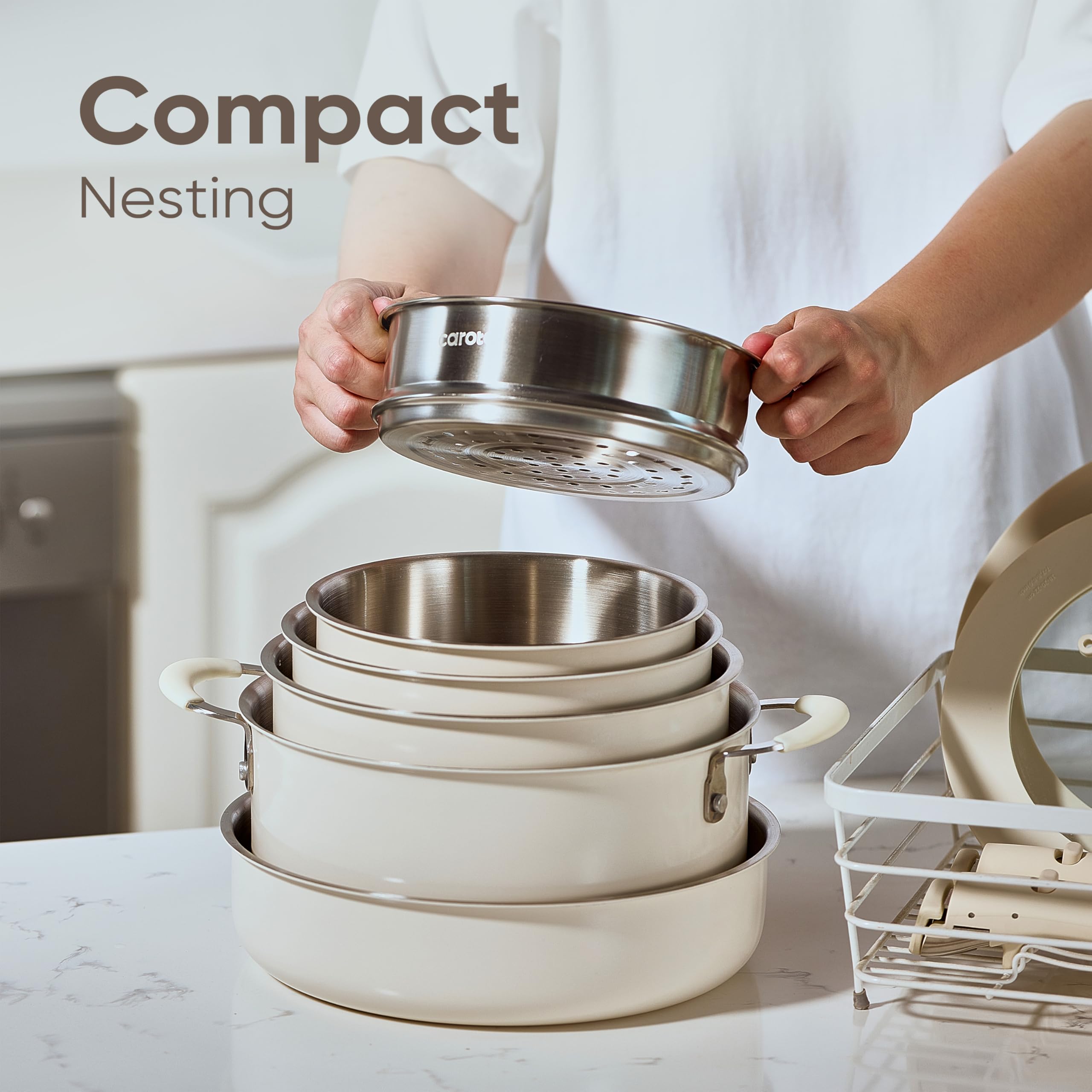 CAROTE compatible con inducción para cualquier tipo de cocina.