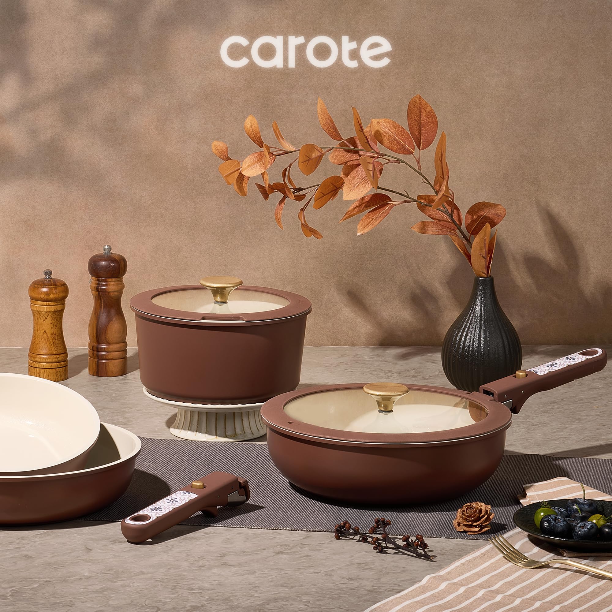 CAROTE limpieza sencilla y antiadherente, menos aceite y más sabor.
