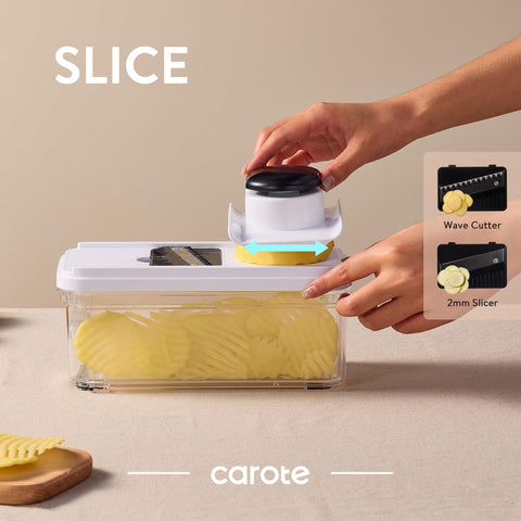 CAROTE Mandolina: sistema de seguridad para un uso estable.