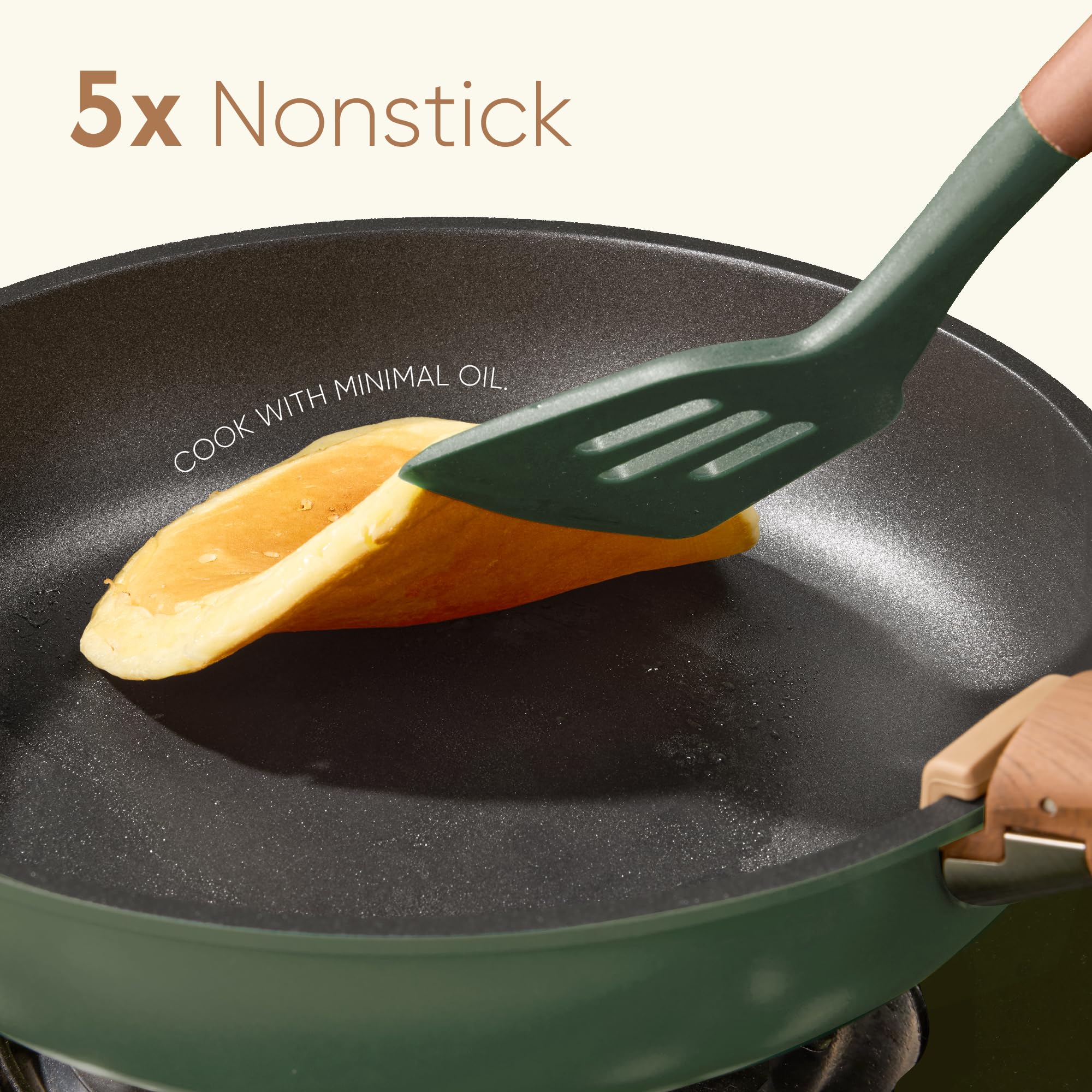 CAROTE mango desmontable para horno y parrilla, transición sin esfuerzo.