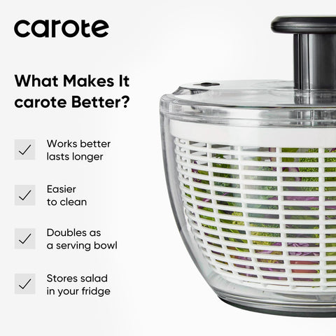 CAROTE mango retráctil para almacenamiento compacto.