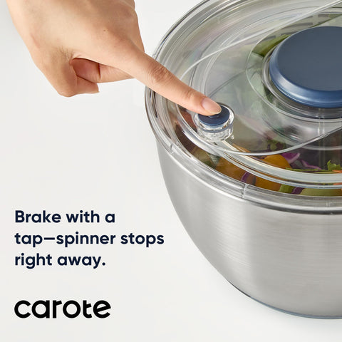 CAROTE mango retráctil para almacenamiento compacto en gabinetes.