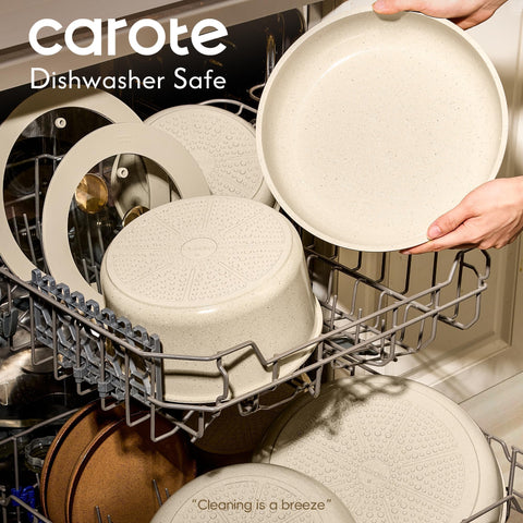 CAROTE manijas removibles permiten guardado compacto y manejo cómodo.