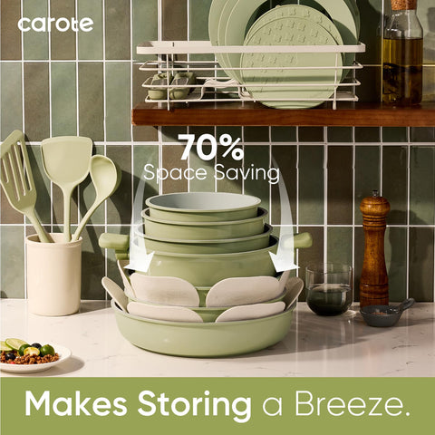 CAROTE olla 1.5 qt y 3 qt, cocción rápida para guisos diarios