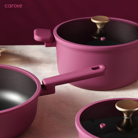CAROTE olla 5 qt con tapa para cocción en familia