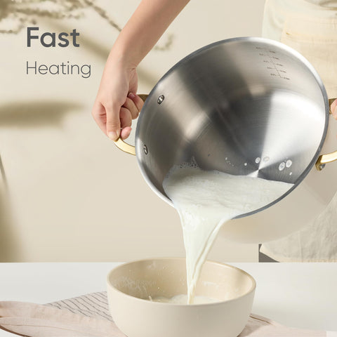 CAROTE olla 8QT base compatible con inducción para todas las cocinas