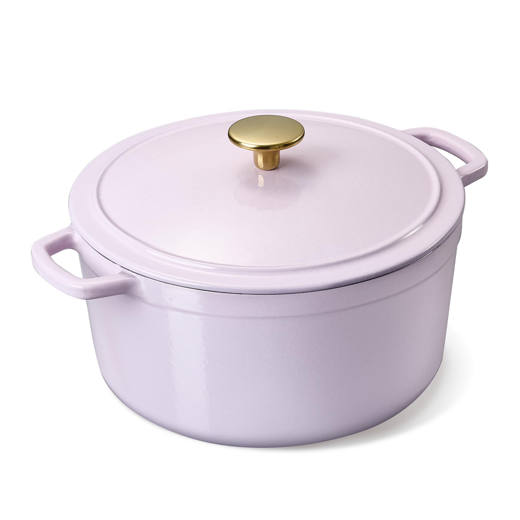 Olla CAROTE 5QT con tapa para sellar sabores con calor uniforme.