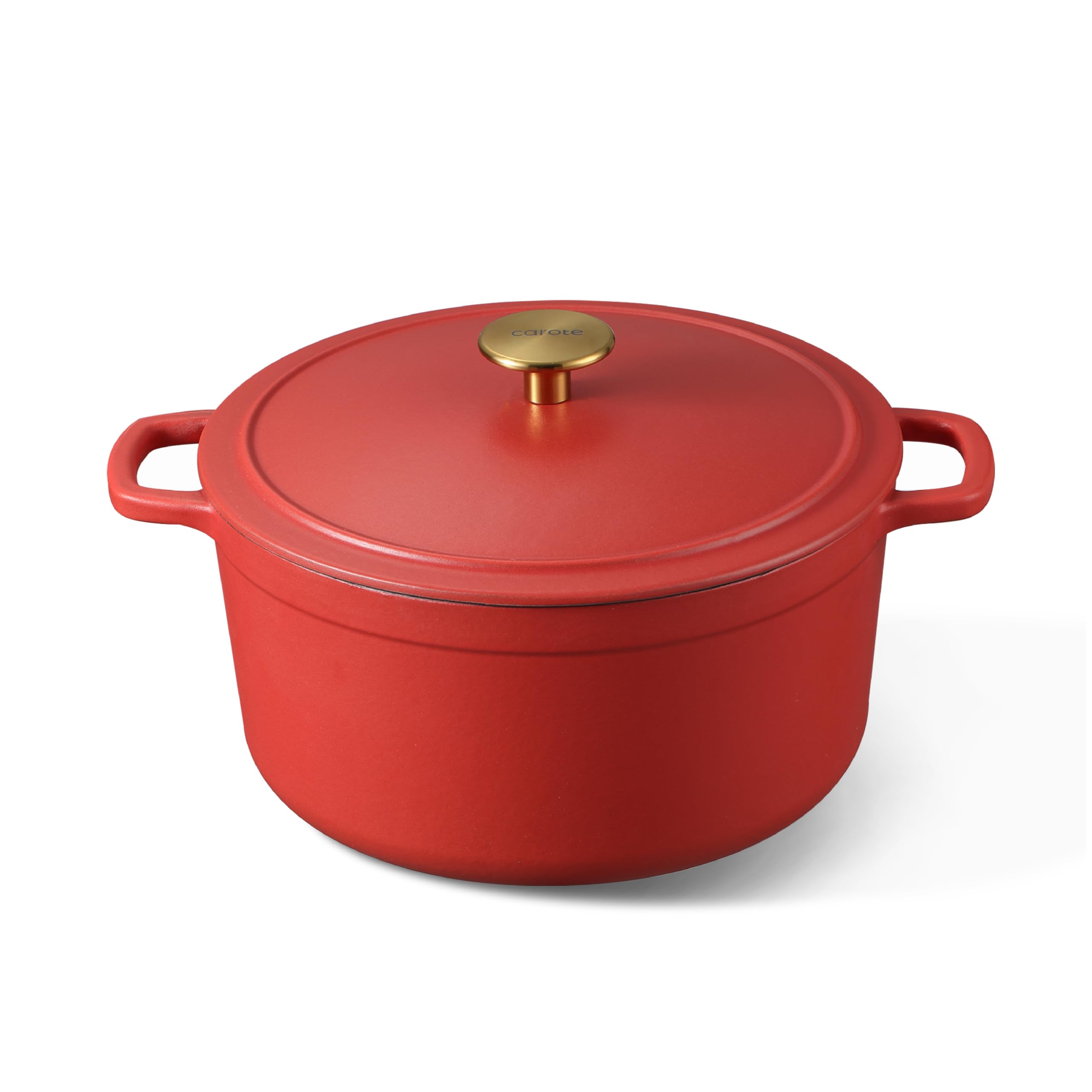 CAROTE olla esmaltada 5qt con tapa domo para sellar jugos y sabores.