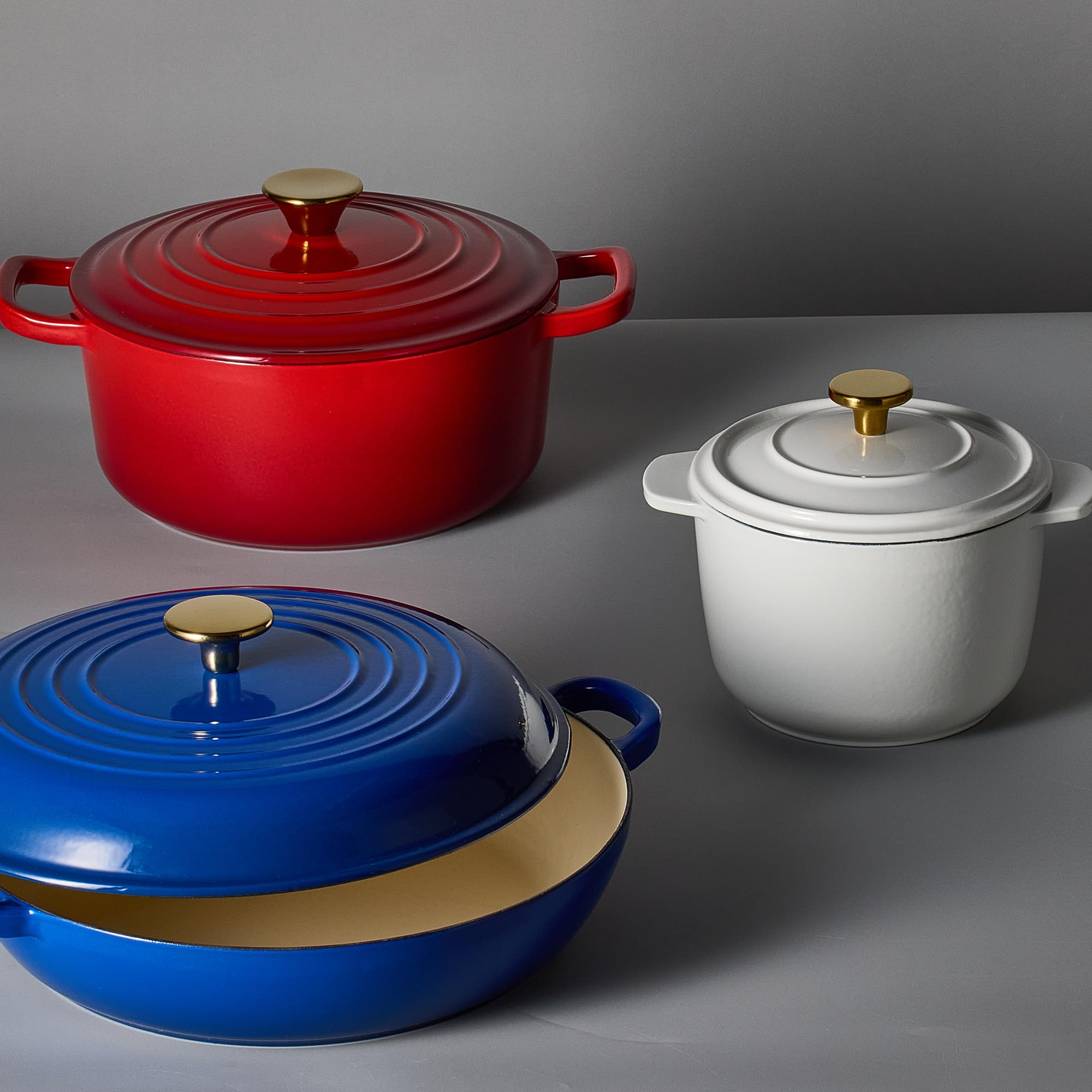 CAROTE olla mini 2qt horneado hasta 500°F, lista para finalizar en horno.