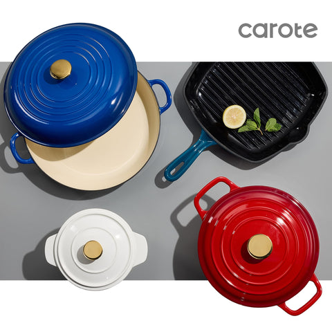 CAROTE olla mini 2qt, limpieza fácil tras cocinar.
