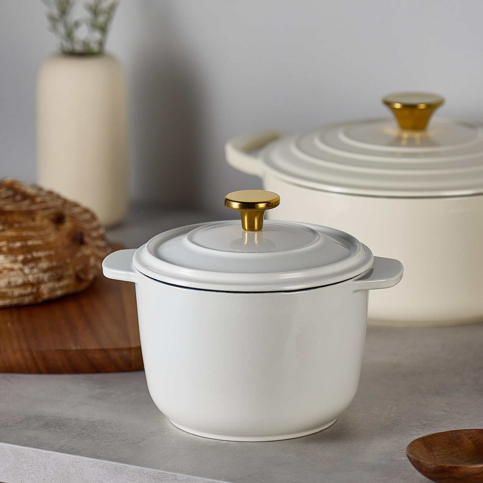 CAROTE olla mini 2qt para pan de masa madre en porciones.