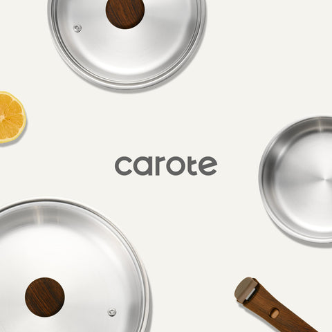 CAROTE sirve directamente a la mesa con borde anti goteo.