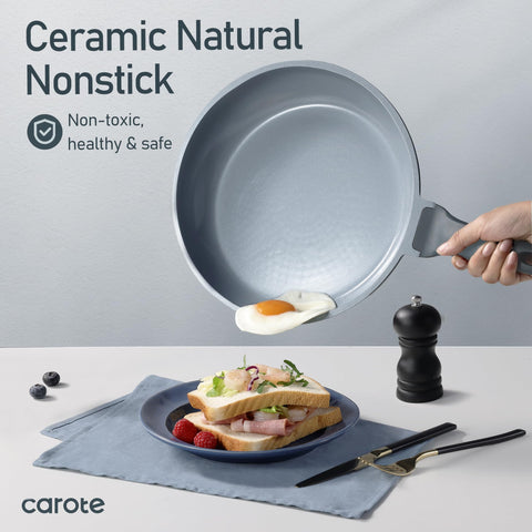 CAROTE sartén 10 pulgadas cerámica con calor uniforme para cocinar
