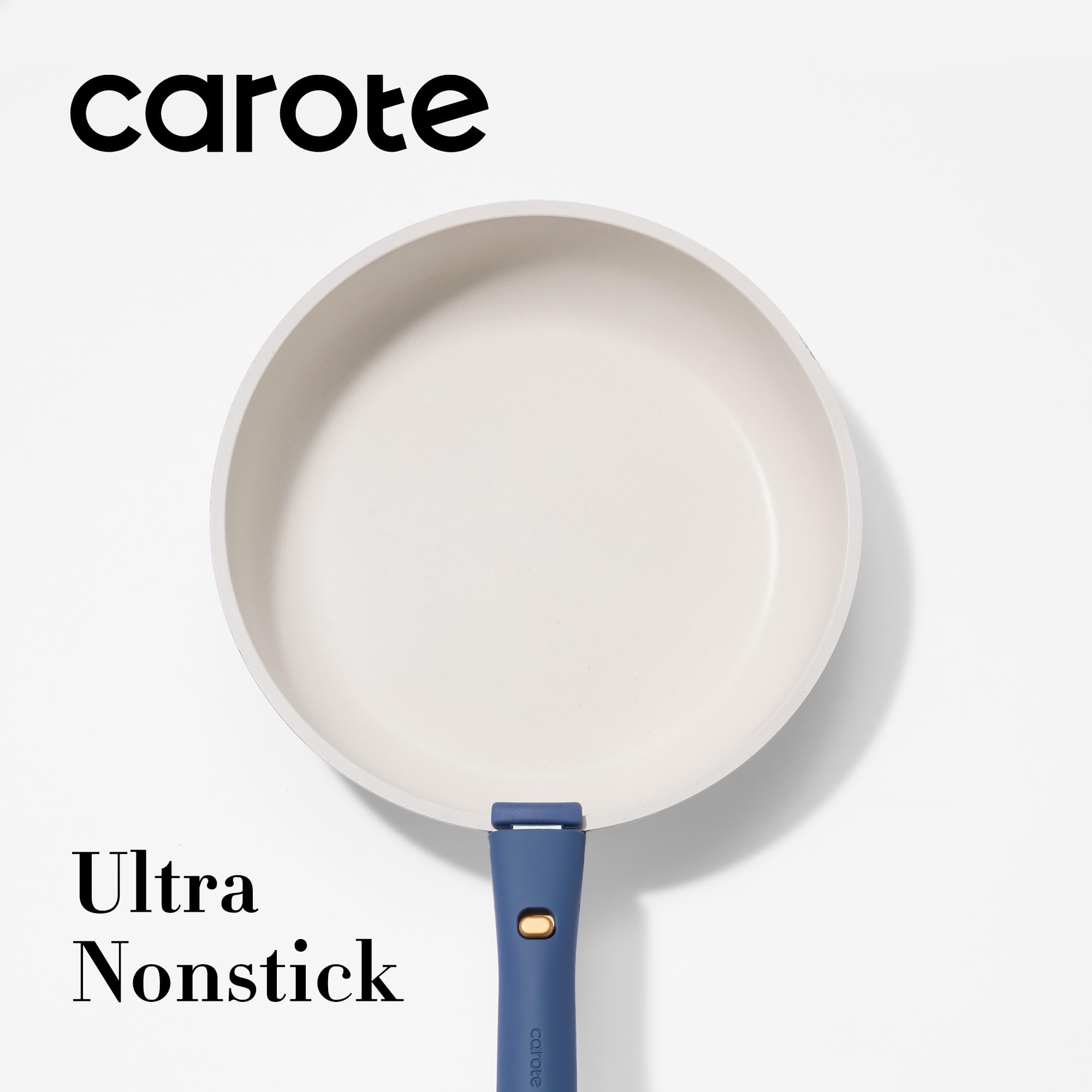 CAROTE sartén de 8 pulgadas con antiadherente para cocinar con poco aceite.