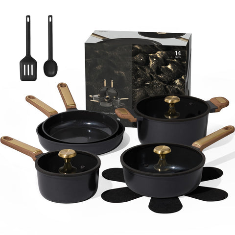 CAROTE sartén 9.5 pulgadas antiadherente para cocinar sin esfuerzo