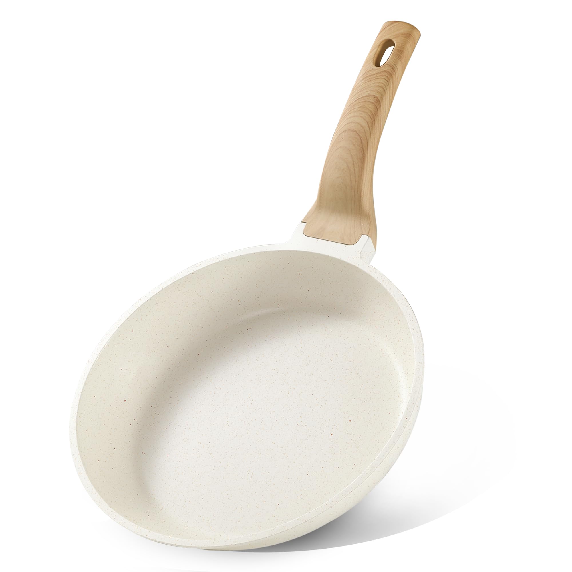 CAROTE sartén antiadherente de granito de 8 pulgadas para cocina segura y limpia.