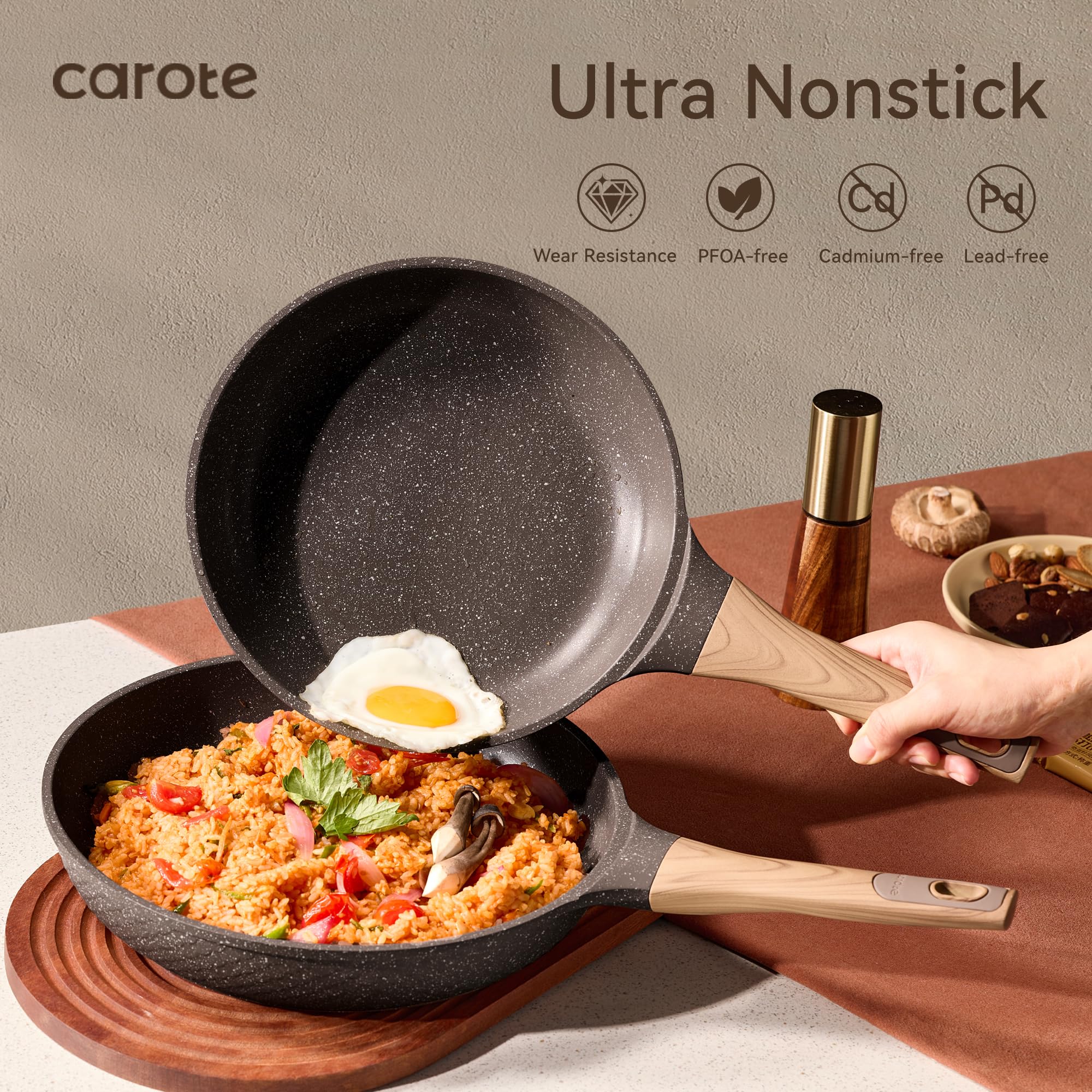 CAROTE base de inducción de alta conductividad para cocinas compatibles