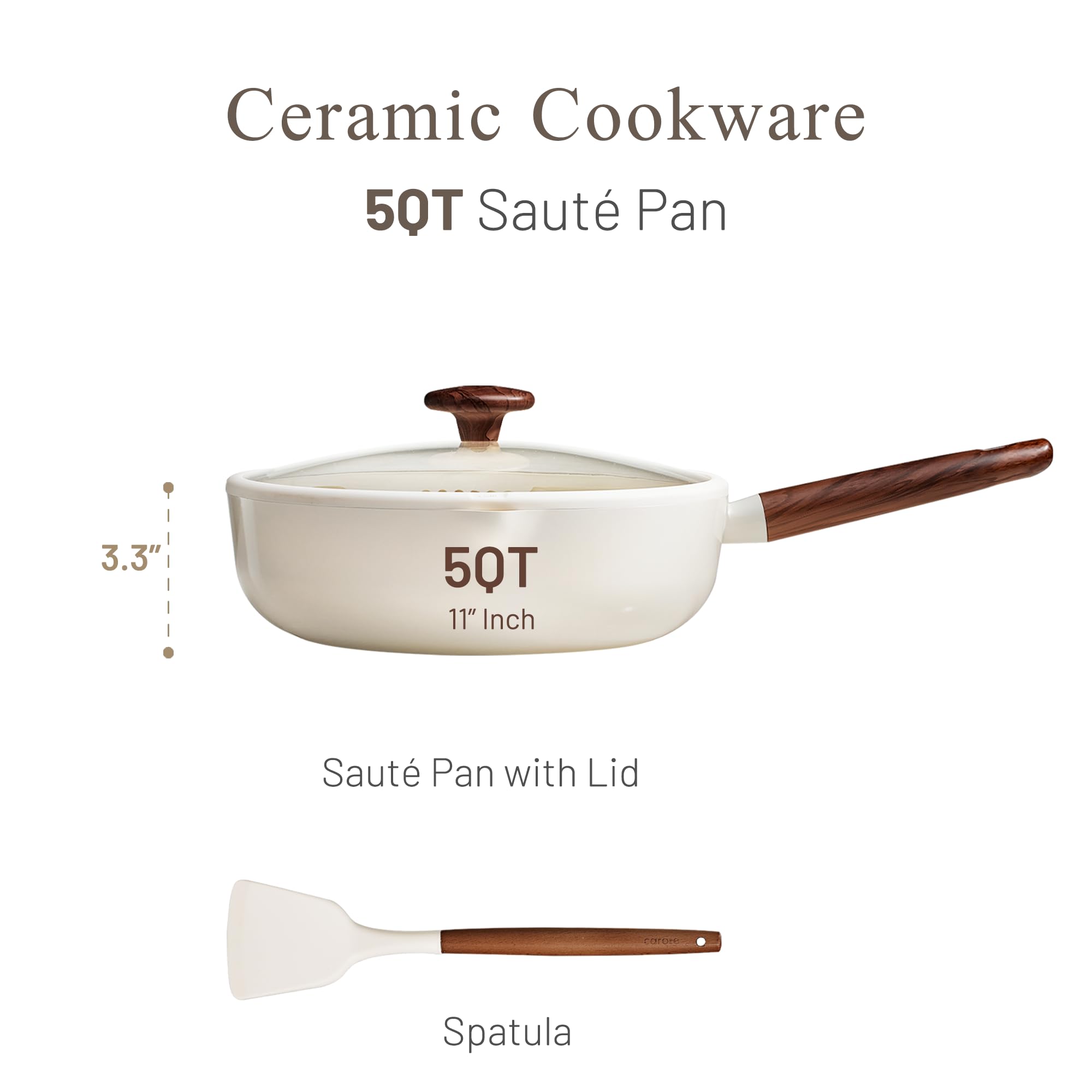 CAROTE sartén inducción base magnética compatible con cocinas modernas