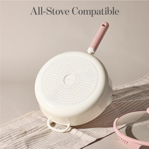 CAROTE sartén resistente para cocinar con menos grasa y más control.
