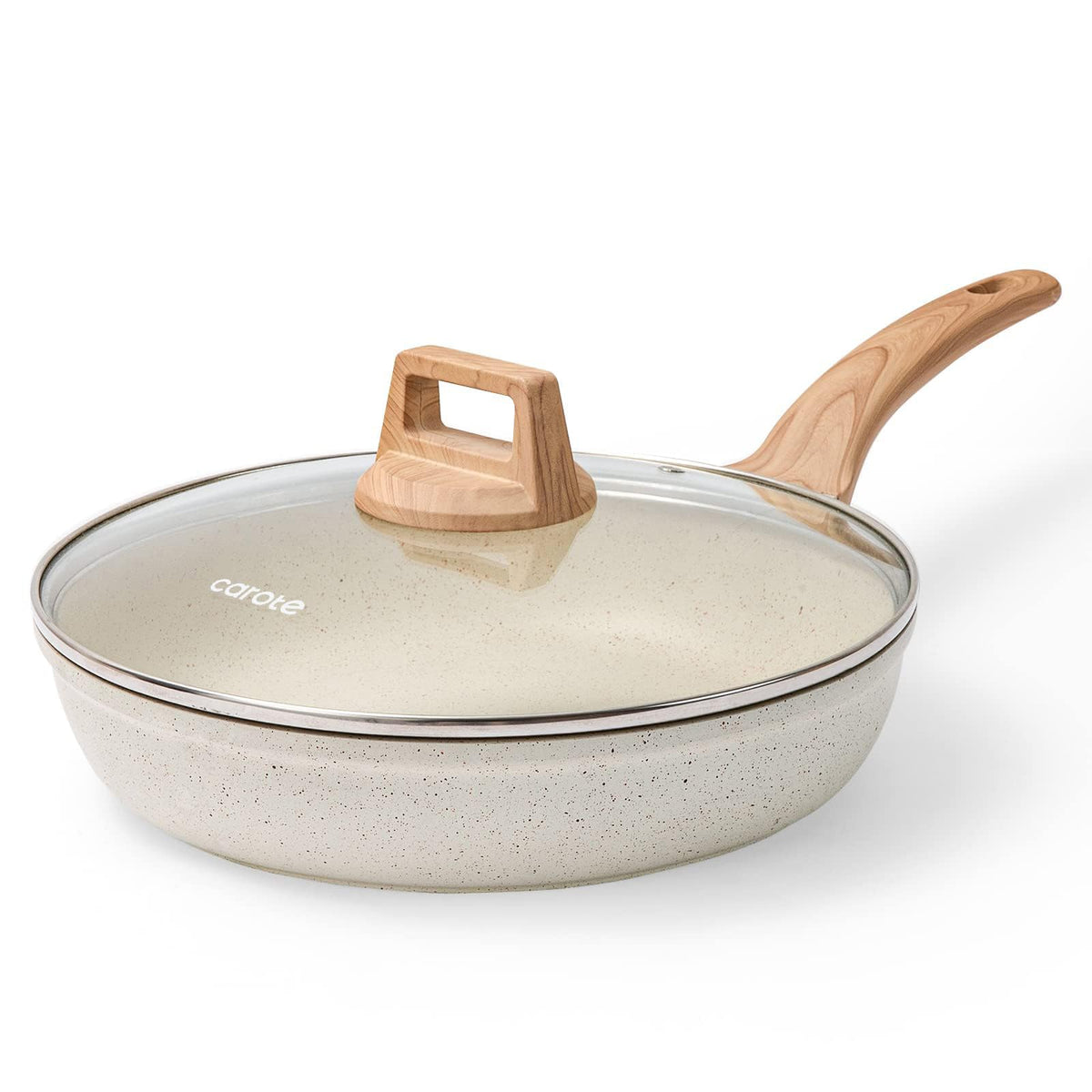 Sartén CAROTE con granito antiadherente para cocinar con menos aceite