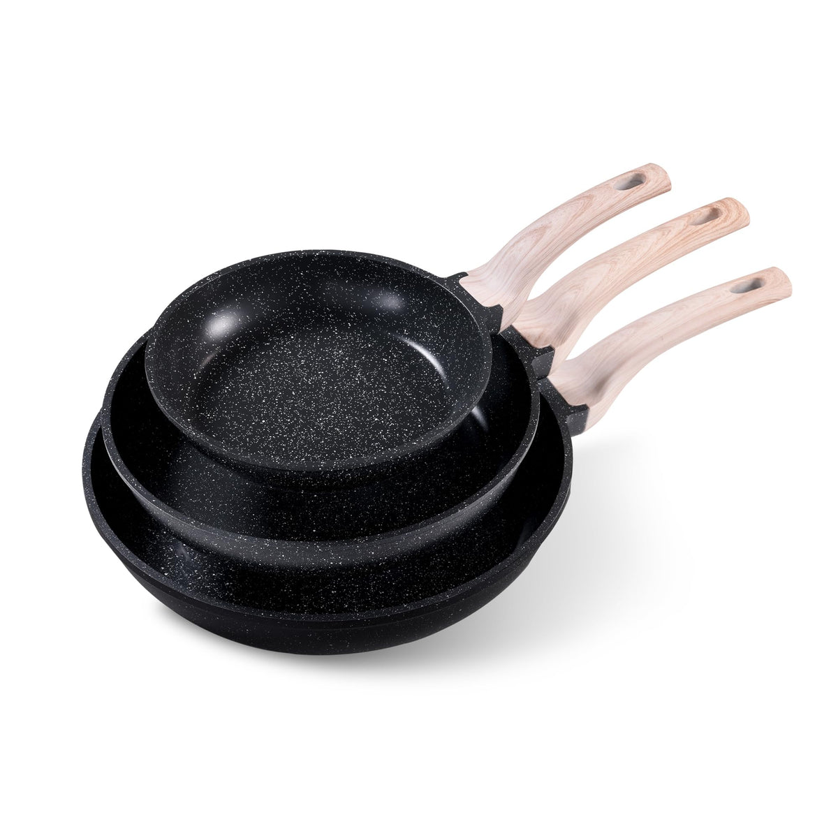 Sartén CAROTE granítica antiadherente de 8 pulgadas para cocinar sin aceite.