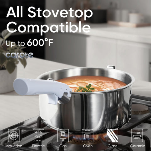 CAROTE horno apta hasta 600°F, dorados y terminaciones consistentes.