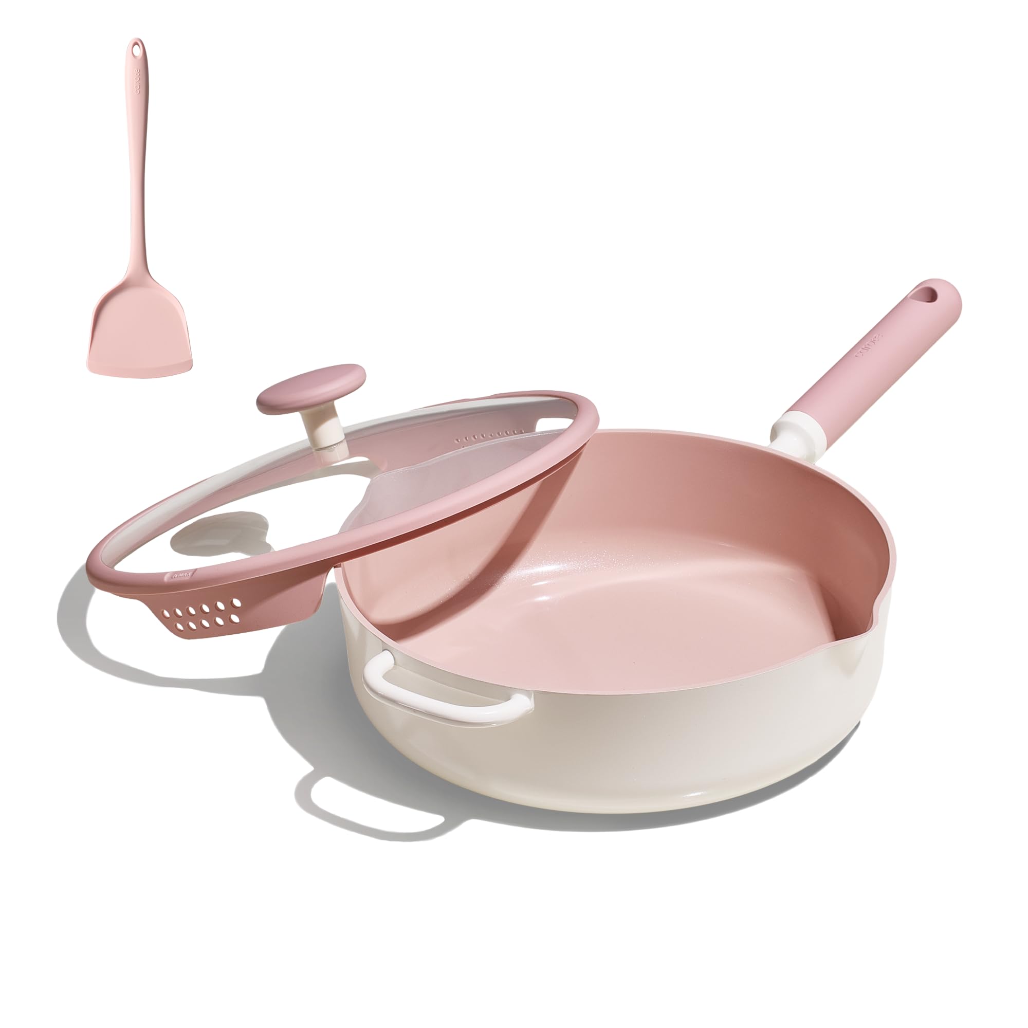 CAROTE sartén profunda antiadherente con tapa para cocinar de forma más saludable.
