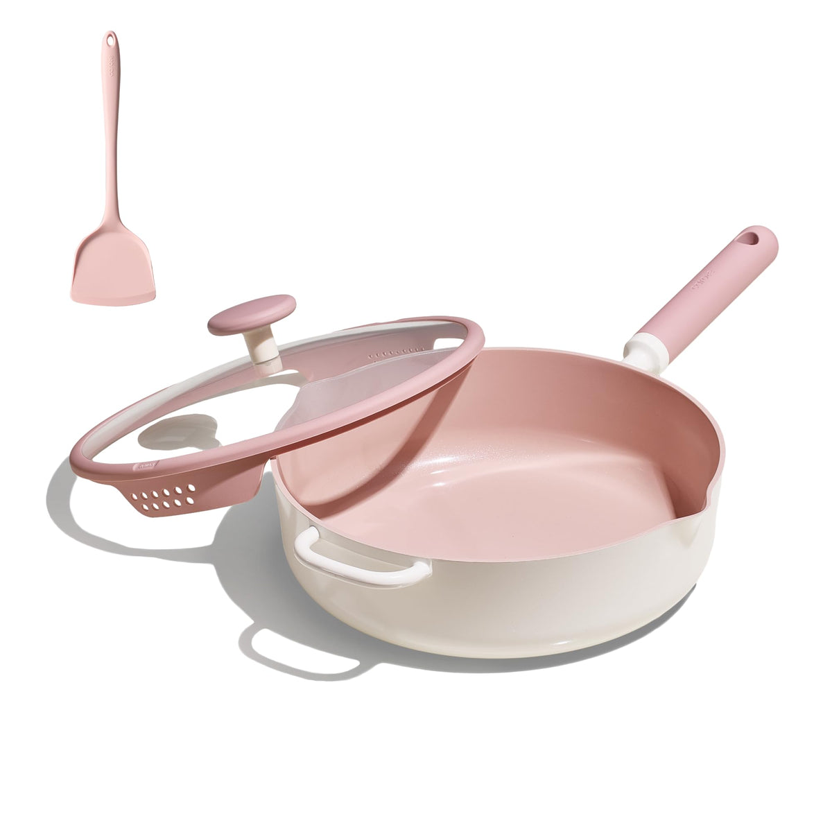 CAROTE sartén profunda antiadherente con tapa para cocinar de forma más saludable.
