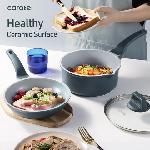 CAROTE sartén 4qt para saltear con tapa y cocción rápida