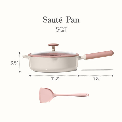 CAROTE sartén salteado de 5 qt, perfecta para recetas diarias.
