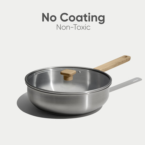 CAROTE sartén inox sin recubrimiento para una cocina más saludable