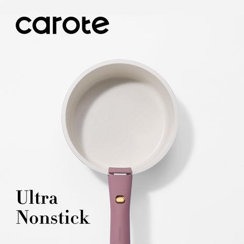 Sartén antiadherente CAROTE de 3QT con tapa, cocción rápida y uniforme.