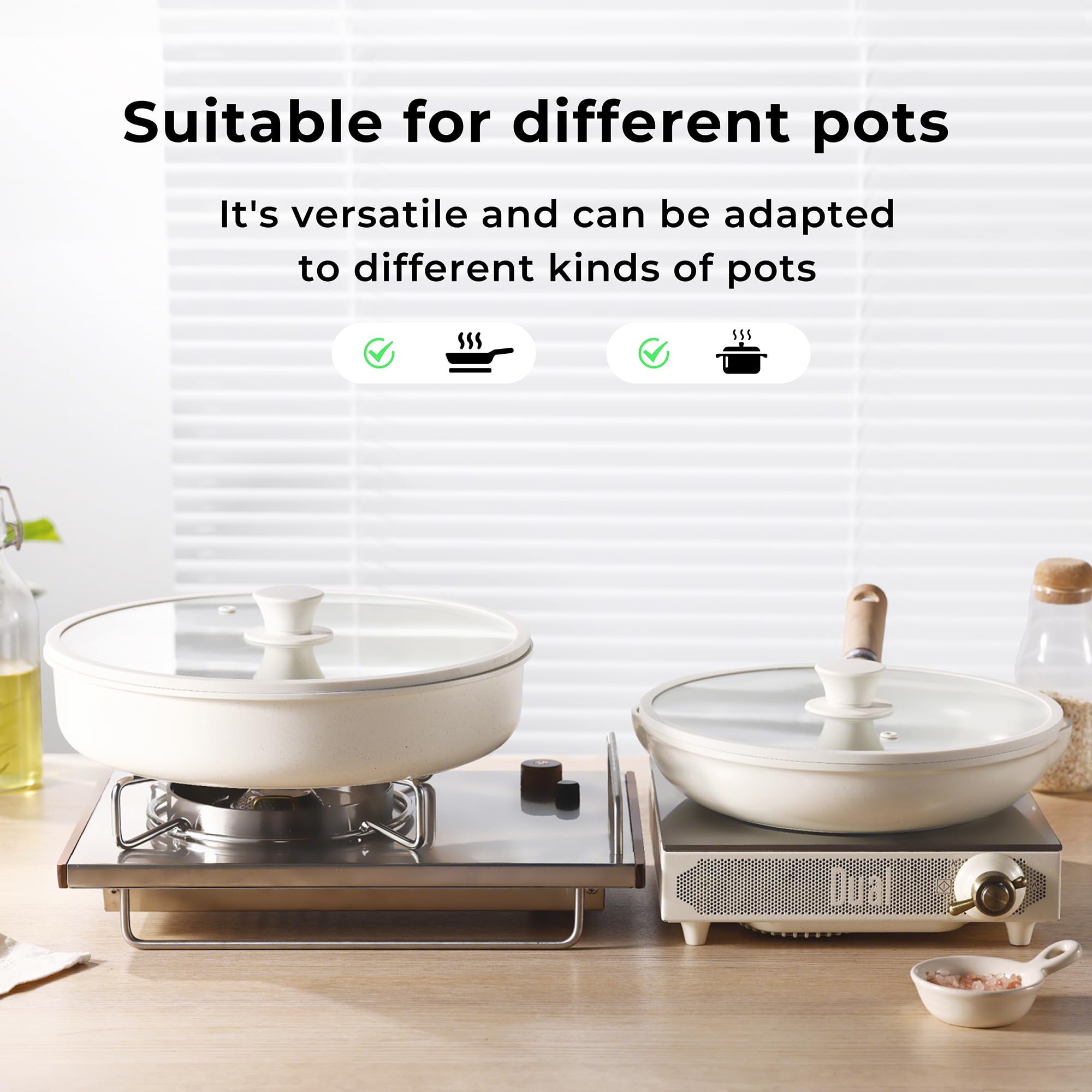 Tapa CAROTE con ventilación para vapor y control de presión.