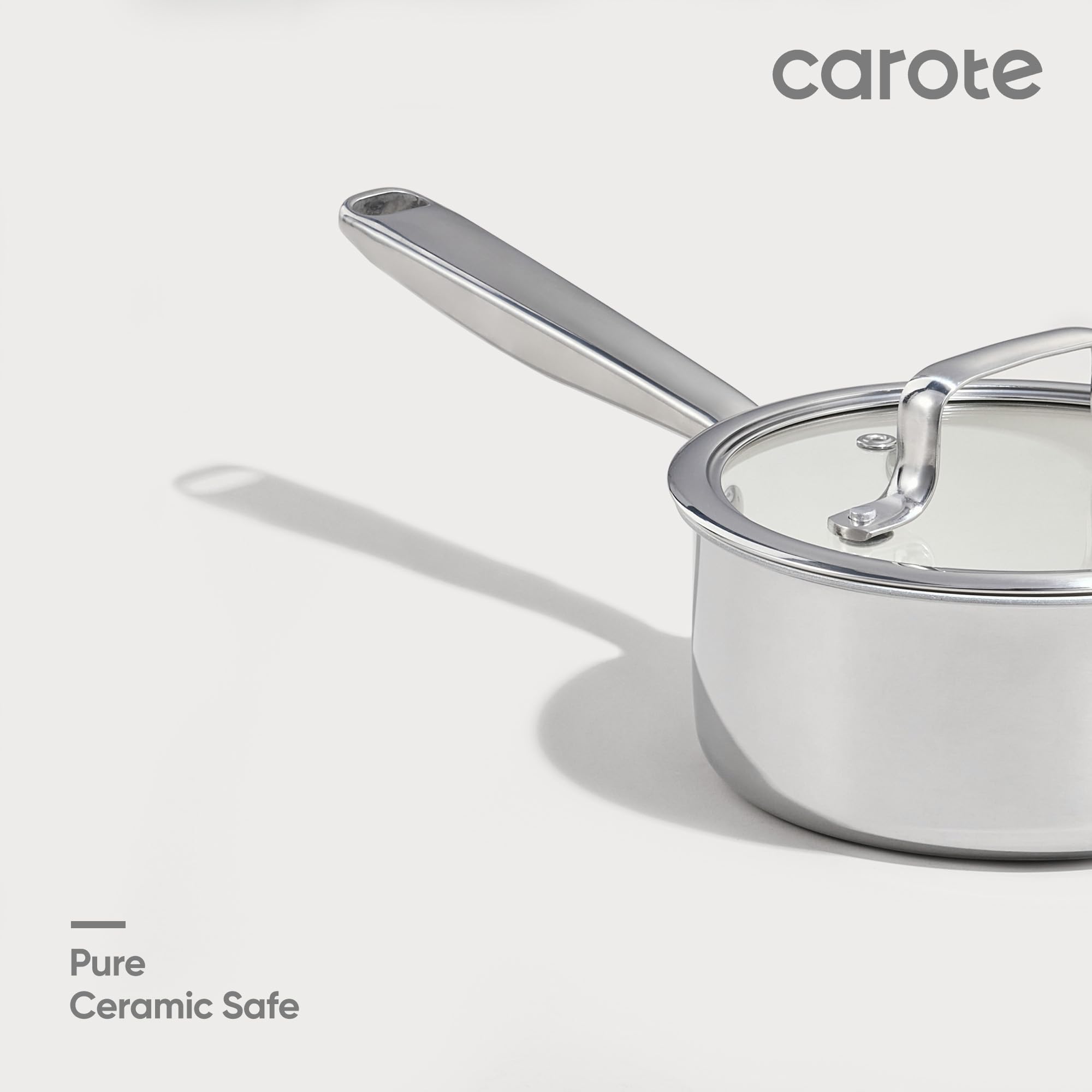 CAROTE tapa incluida para retener aromas y facilitar la cocción