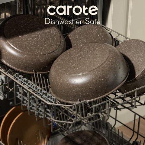 CAROTE tapas de vidrio con borde de silicona para cierre hermético.