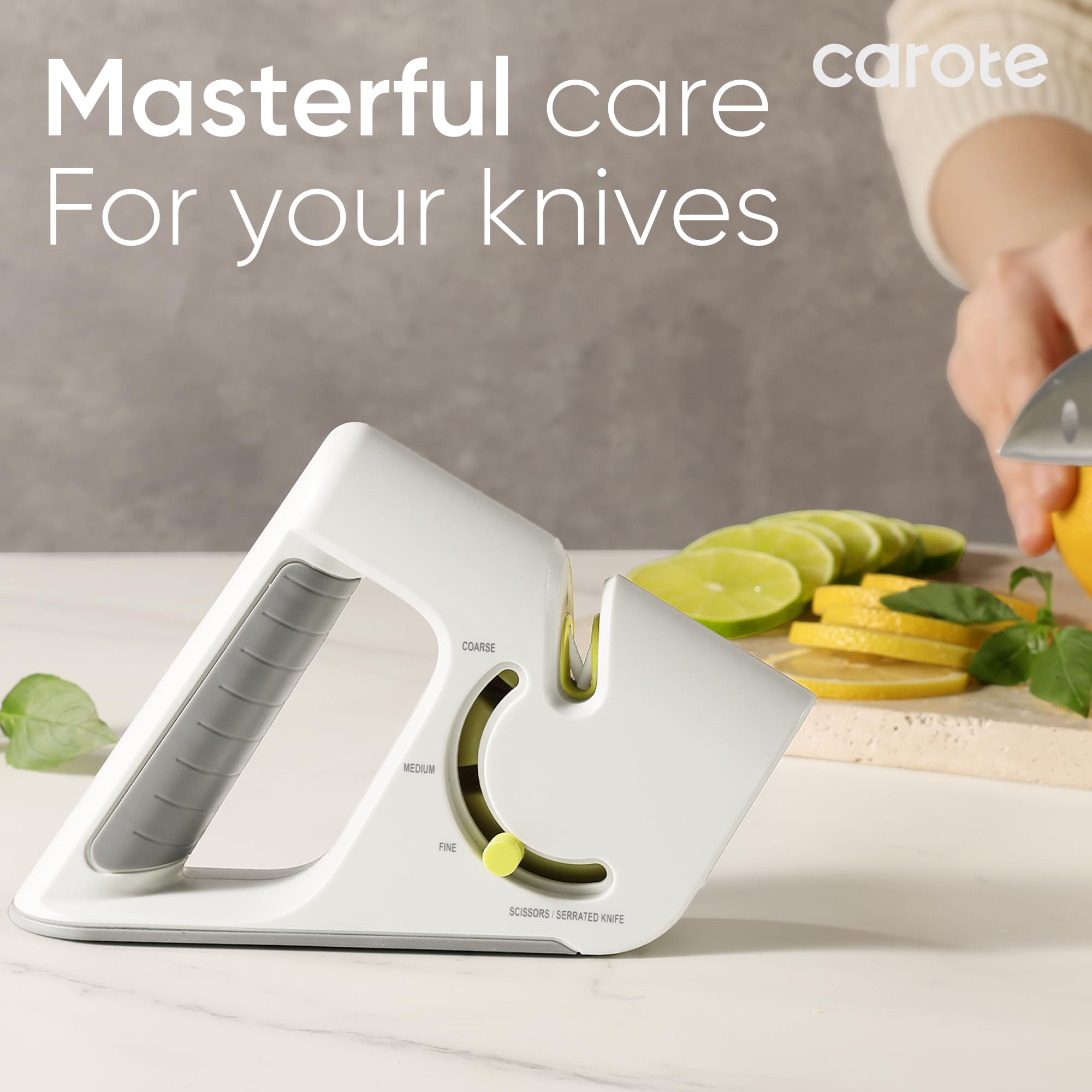 CAROTE uso seguro en cocina, diseño pensado para mayor seguridad.